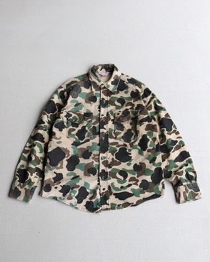 Vintage 70s Camouflage FROSTPROOF Chamois Shirt (M)