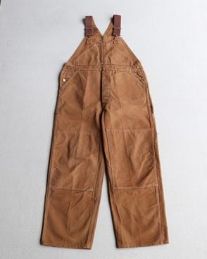 Vintage 70s Brown CARHARTT DoubleKnee Overall (39x28)