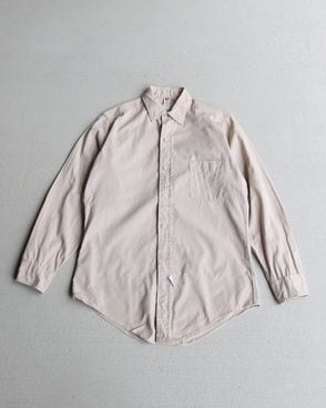 Vintage 80s Khaki Flying Cross Poplin Shirt (S/M)