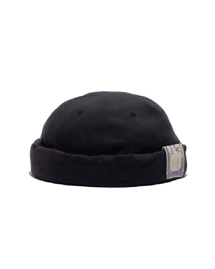 THE H.W.DOG & Co. ザ エイチダブリュー ドッグアンドコー|SULFUR WASHED ROLL CAP サルファーウォッシュドロールキャップ【BLACK】