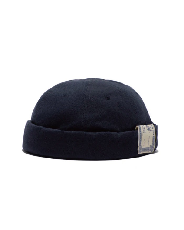 THE H.W.DOG & Co. ザ エイチダブリュー ドッグアンドコー|SULFUR WASHED ROLL CAP サルファーウォッシュドロールキャップ【NAVY】