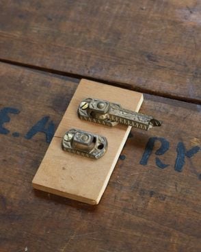 Early 1900's Plated Cabinet Latch 1900's ӥͥåȤγݤ