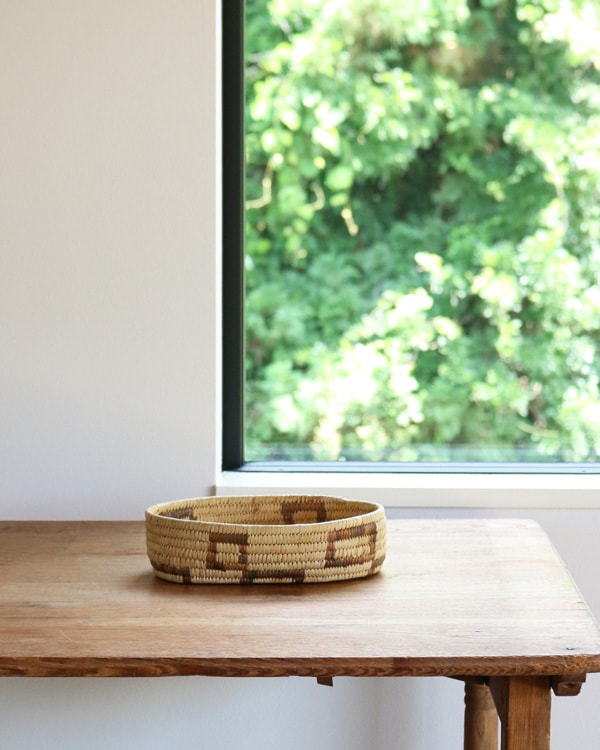Native American "Papago" Coiled Basket Small｜ネイティブアメリカン パパゴ族のコイルバスケット Small