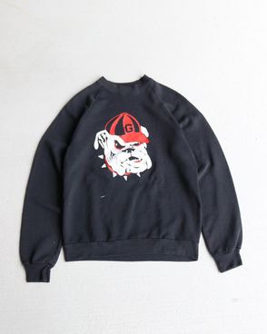 Vintage 80s Black JERZEES  Crewneck (S)