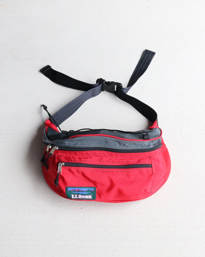 Vintage 90s Red L.L.BEAN Deluxe Fanny Pack