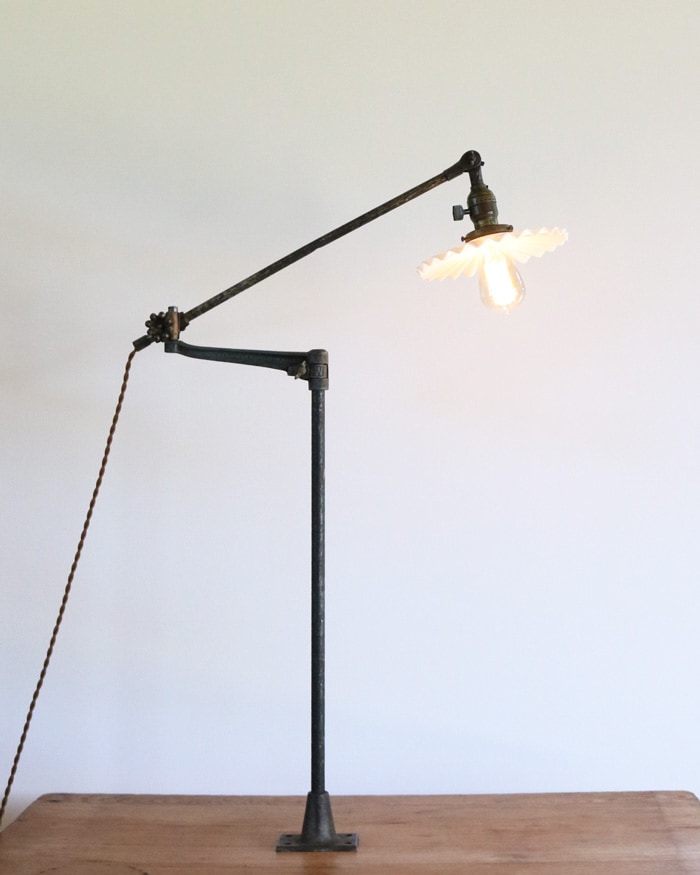 "O.C.WHITE" Crank Arm Bench Lamp｜O.C.WHITE社クランクアームランプ