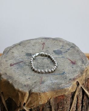 あ*様 シルバー ビーズ ネイティブアメリカンブレスレット Native American Indian Silver Bracelet ｜ネイティブアメリカン
