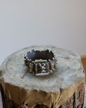 Navajo Green Turquoise Bangle A ｜ナバホ グリーンターコイズ