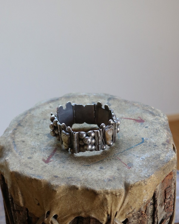 Native American Indian Silver Bracelet ｜ネイティブ