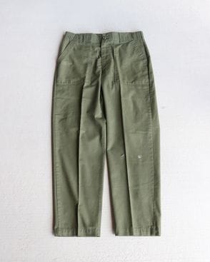 Vintage 80s U.S.ARMY Utility Trousers OG-507 (W34xL29.5)