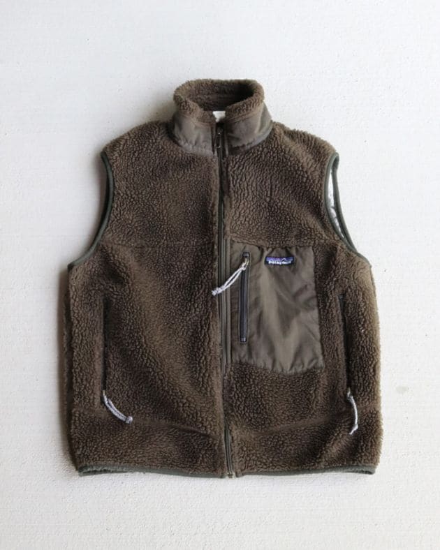 Vintage Y2K Khaki PATAGONIA Retro-X Vest (M)
