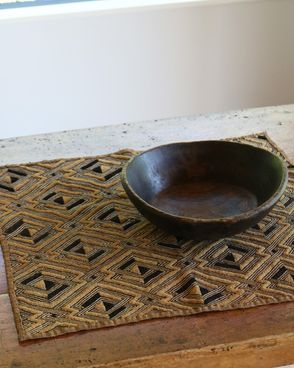 African Textile Kuba Fabric A｜アフリカンテキスタイル クバ布