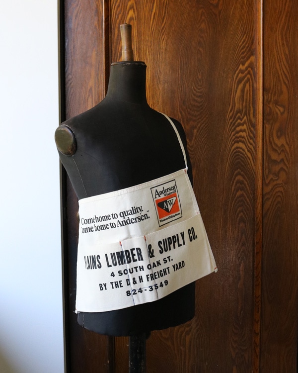 "PLAINS LUMBER" Waist Apron A｜"PLAINS LUMBER" ウエストエプロン A