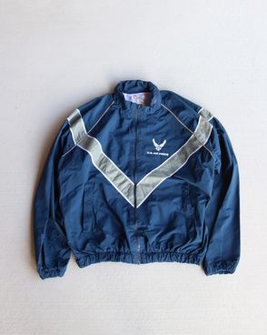 Vintage Y2K Navy U.S.AIR FORCE Training Jacket (M-REGULAR)