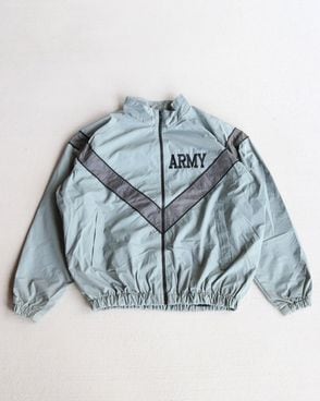 Vintage Y2K Gray U.S.ARMY Training Jacket (M-Long)