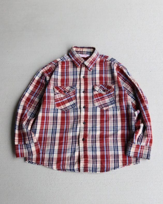 Vintage 70s JIM"CATFISH"HUNTER by BEST Flannel Shirt (M)
