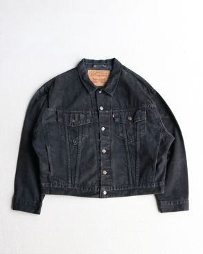 Vintage 90s Black LEVI'S 70598-4159 Denim Jacket (L