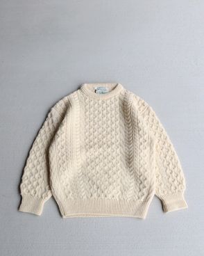 Vintage 80s Fisherman Wool Sweater (S