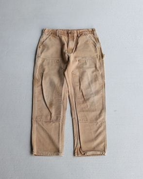 Vintage Y2K Faded Brown CARHARTT DoubleKnee Painter(33x29)