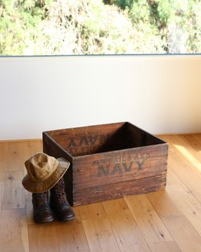 "NAVY" Wood Box��"NAVY" ���åɥܥå���