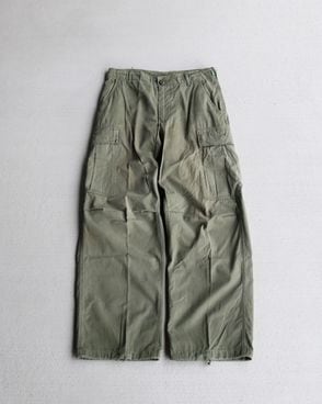 Vintage 60s U.S.ARMY Jungle Fatigue Pants (W30xL30)