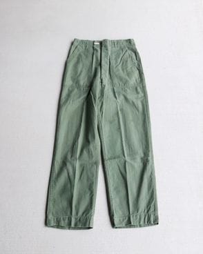 Vintage 70s U.S.ARMY Sateen Trousers OG-107 (W30xL31)