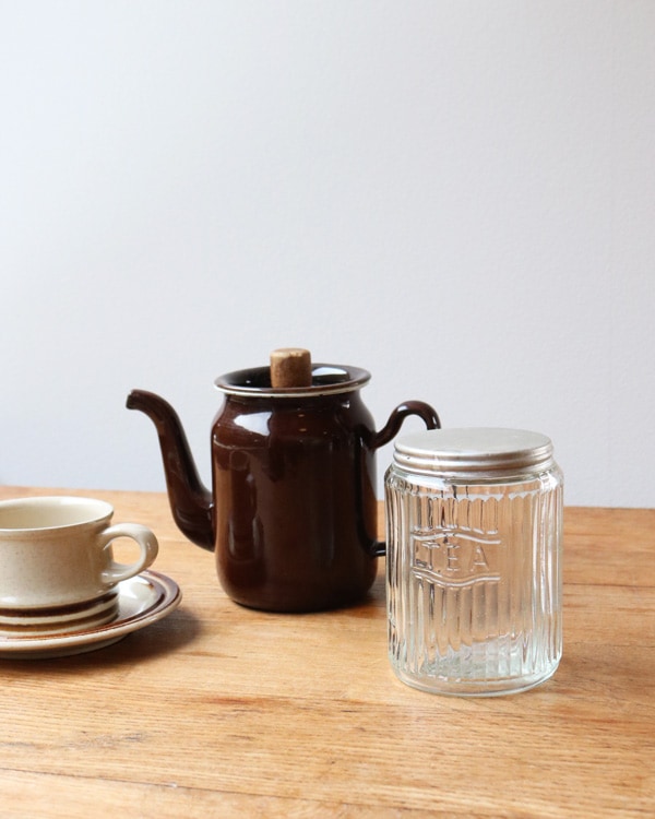 "TEA" Glass Jar|"TEA" ガラスジャー