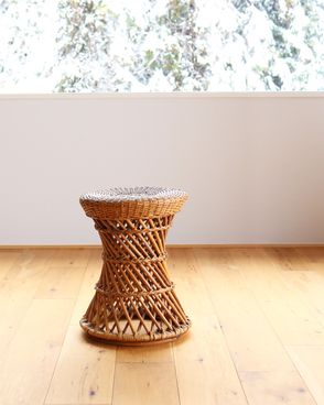 Rattan Round Stool｜ラタン ラウンドスツール