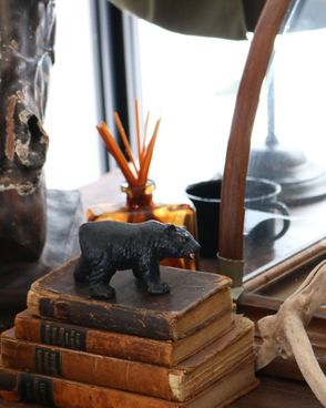 Wood Carving Folk Art Bear����Ħ��η��Υ����ʥ���