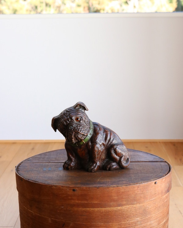 Chalkware Bulldog Ornament B｜チョークウェア ブルドッグオーナメント B