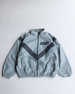 Vintage Y2K Gray U.S.ARMY Training Jacket (XL-Regular)