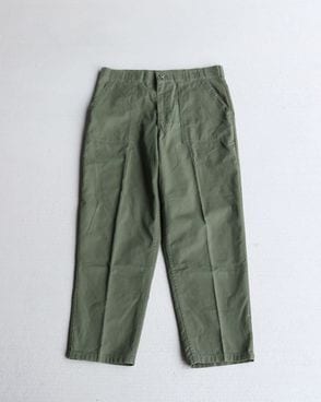 Vintage 80s U.S.ARMY Utility Trousers OG-507 (W35.5xL29.5)