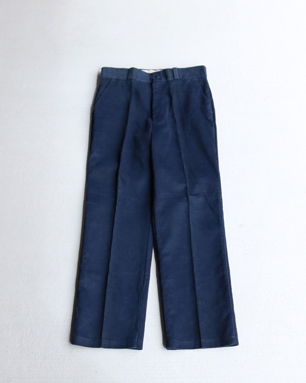 Vintage 80s Navy SEARS PERMA PREST??︎ Corduroy Trousers (32x30)