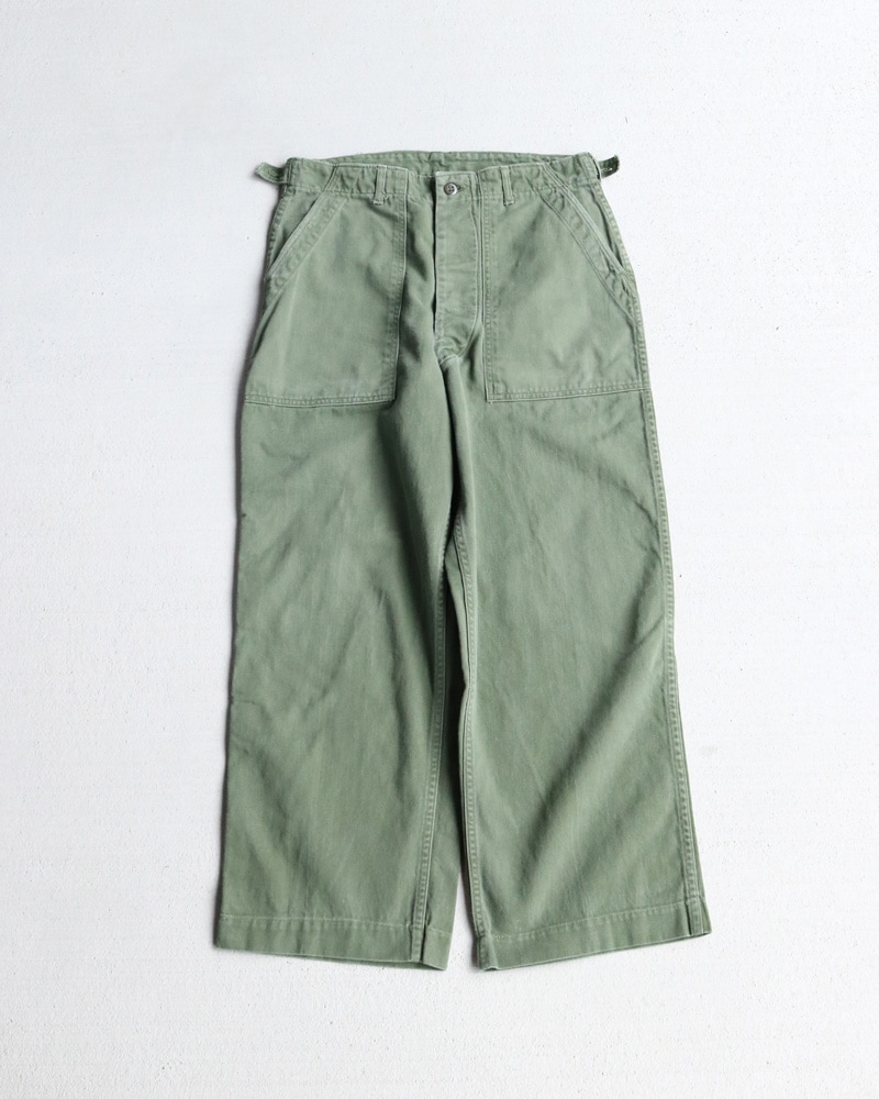 Vintage 60s U.S.ARMY Sateen Trousers OG-107 (W30xL27)
