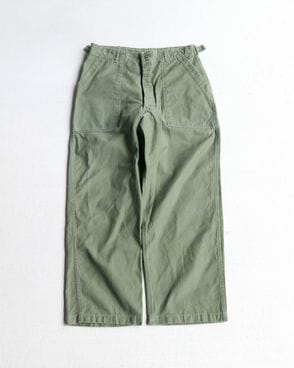 Vintage 50s U.S.ARMY Sateen Trousers OG-107 (W32xL28)