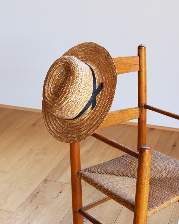 Pennsylvania Amish Baby Straw Hat｜ペンシルベニア州 アーミッシュ ベビー ストローハット