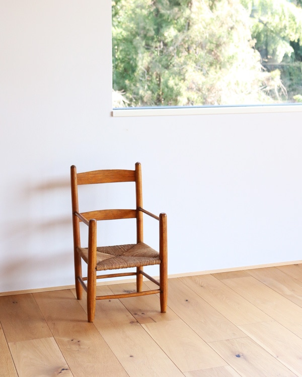 Shaker Style Hickory Child’s Chair with Woven Seat｜シェーカースタイル ヒッコリー材 キッズチェア（編み座面）