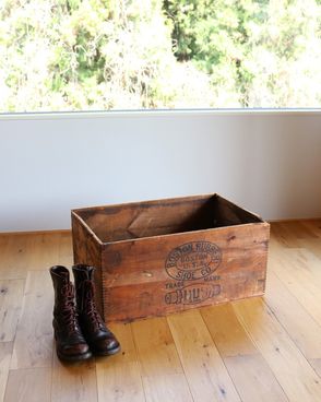"BOSTON RUBBER SHOE" Wood Crate��"BOSTON RUBBER SHOE" ���åɥ��졼��
