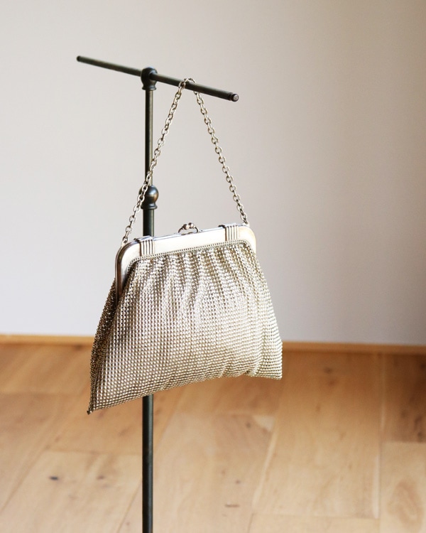 "WHITING & DAVIS CO." Silver Evening Bag｜"WHITING & DAVIS CO." シルバーイブニングバッグ