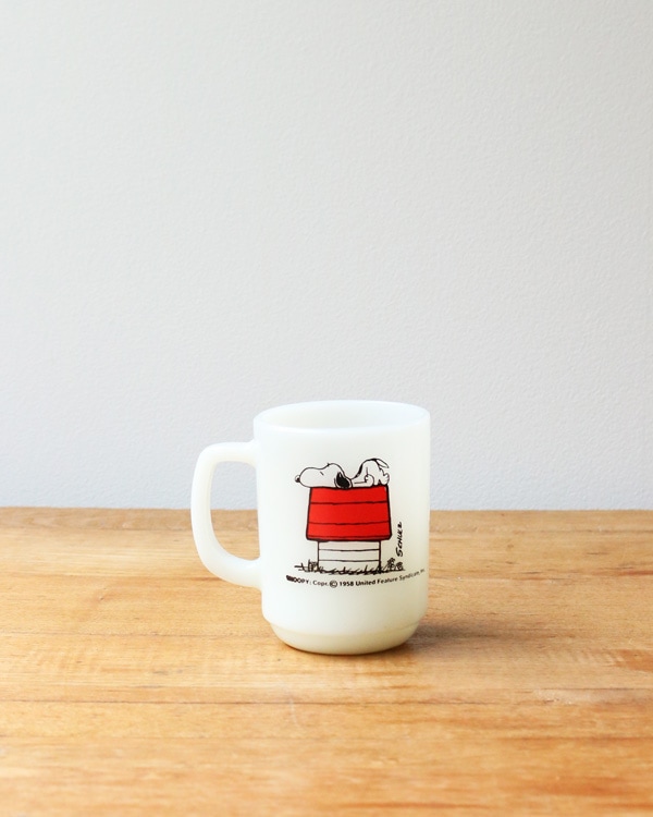 FIRE KING SNOOPY Mug |FIRE KING スヌーピー マグ