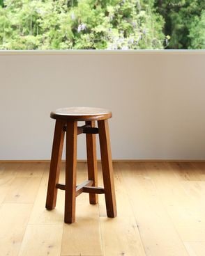 ラタン製円筒形スツール ラタンスツール 円形 おしゃれ かわいい ラタン 籐 玄関 椅子