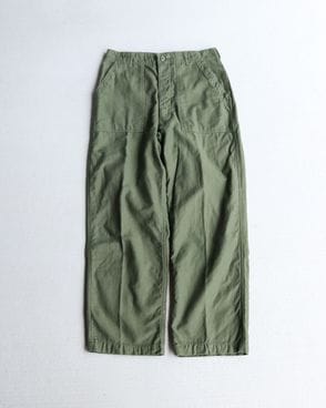 Vintage 70s U.S.ARMY Sateen Trousers OG-107 (W31xL29)