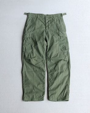 Vintage 60s U.S.ARMY Jungle Fatigue Trousers (W31.5xL29)