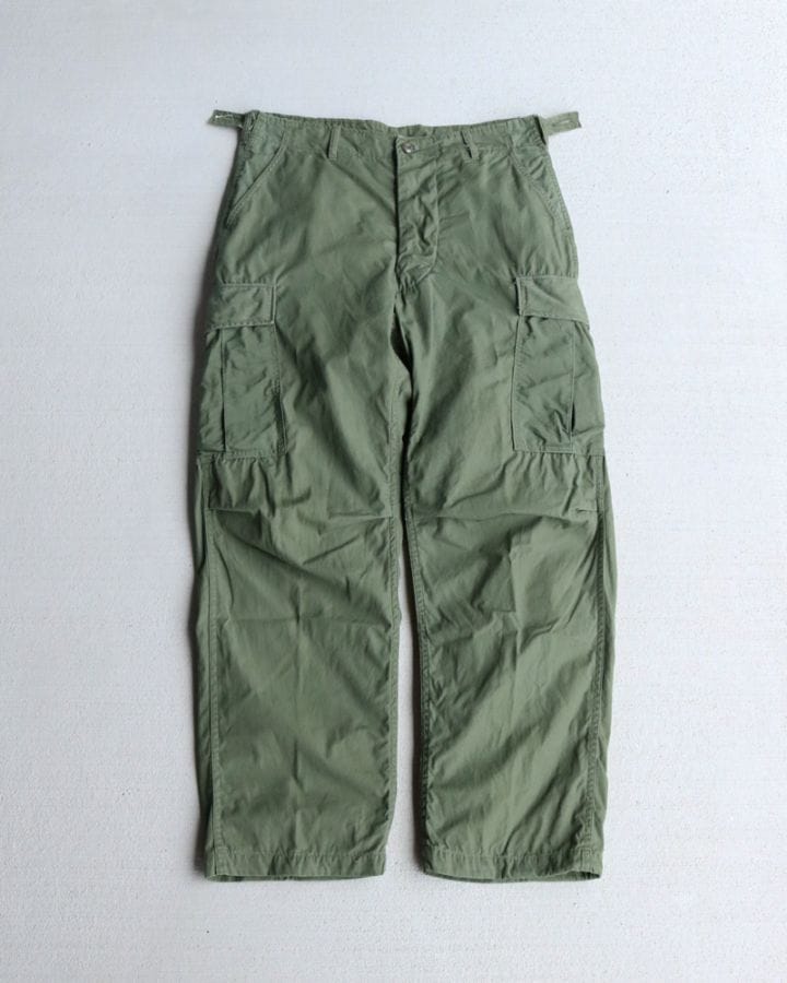 Vintage 60s U.S.ARMY Jungle Fatigue Trousers (W31.5xL29)