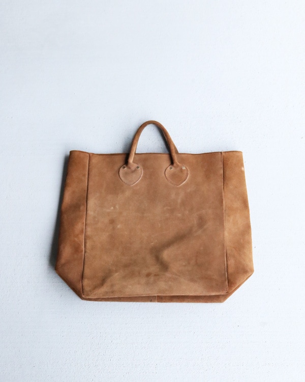 Vintage 80s Suede Leather Carryall 