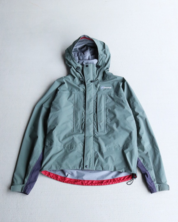 Vintage Y2K Sage Green Cloudveil Technical Shell Jacket (L)