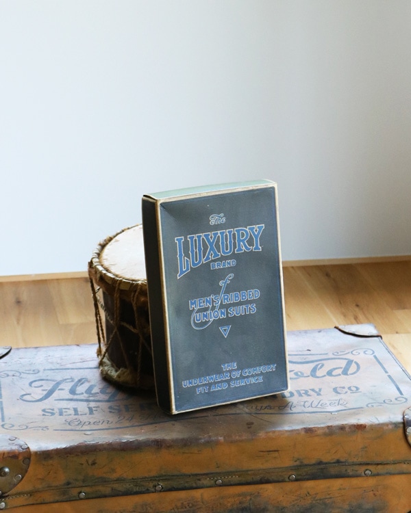 c.1920s "Luxury Brand" Union Suit Box｜1920年代頃 "Luxury Brand" ユニオンスーツボックス