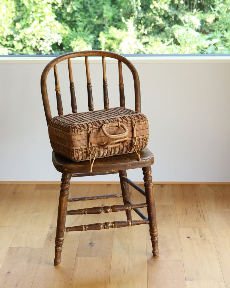 c.1960s Japanese Rattan Suitcase｜1960年代頃 ジャパニーズ ラタン スーツケース