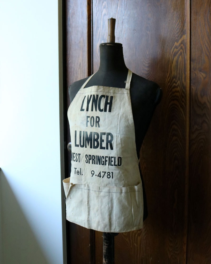 c.1950s “LYNCH FOR LUMBER” Advertising Apron｜1950年代頃 “LYNCH FOR LUMBER” アドバタイジング エプロン