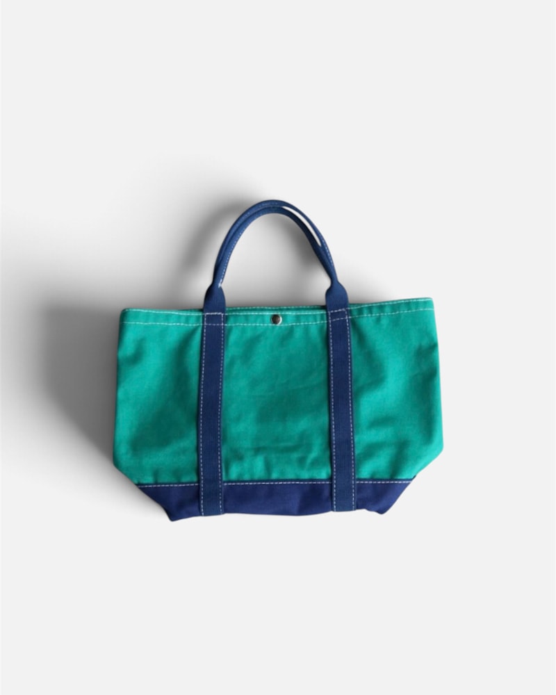 Vintage 90s Green CLEVELAND CANVAS GOODS Canvas Tote Bag